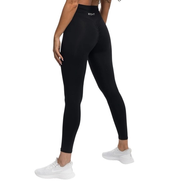 ECHT Women's Size XS Force Scrunch Leggings Back Rise Scrunched Seam 7/8 Length - Picture 3 of 9
